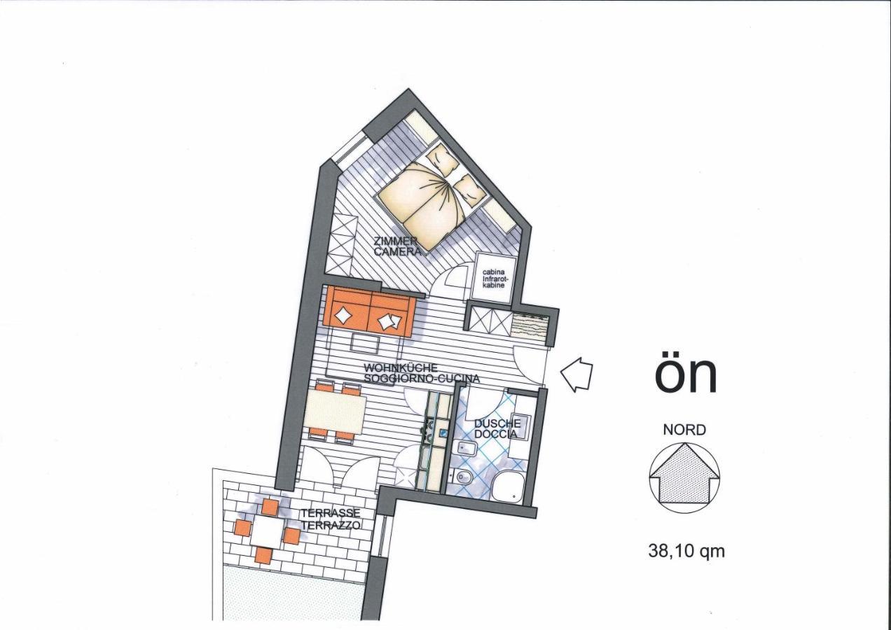 Apartment Oen Residence Bun Ste San Vigilio Di Marebbe Exterior foto